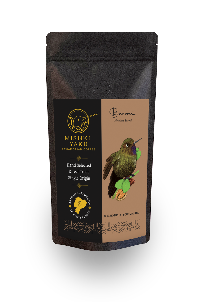 Baron-Kräftiger Robusta mit Noten von gerösteten Nüssen.