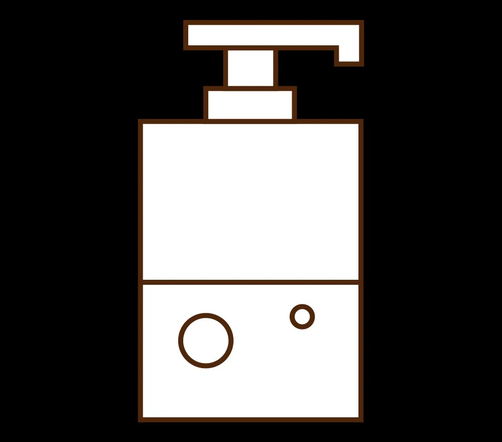 Seifenspender oder Lotion-Pumpe.